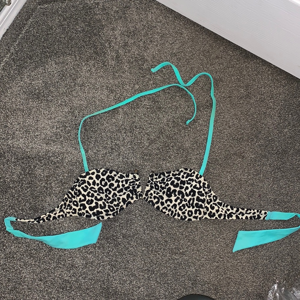 cheetah print swimsuit top